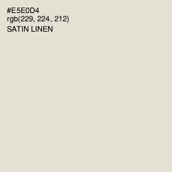 #E5E0D4 - Satin Linen Color Image